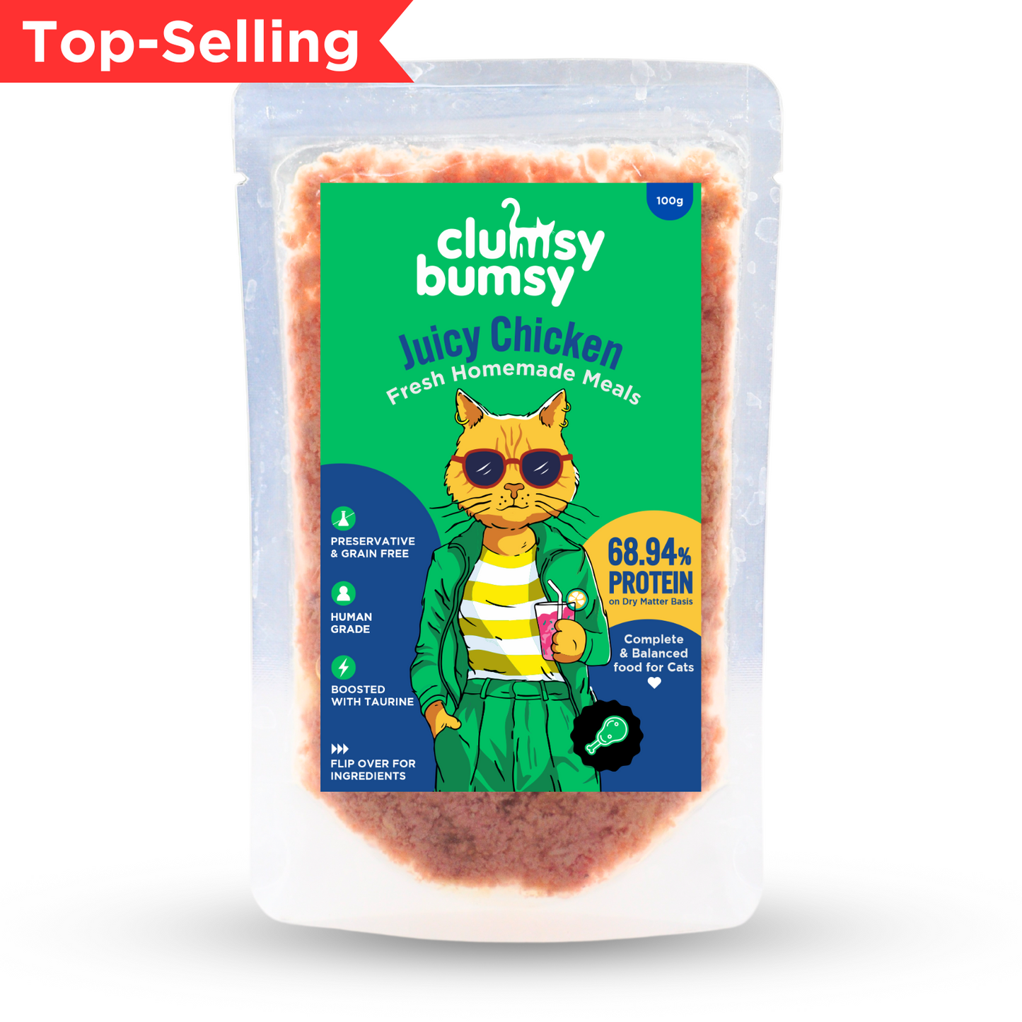 Juicy Chicken 100g for Cats